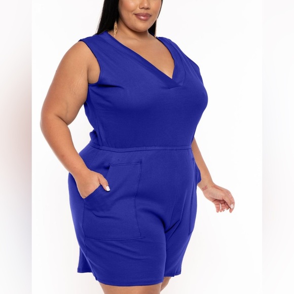 Basic Romper Royal - Picture 3 of 4